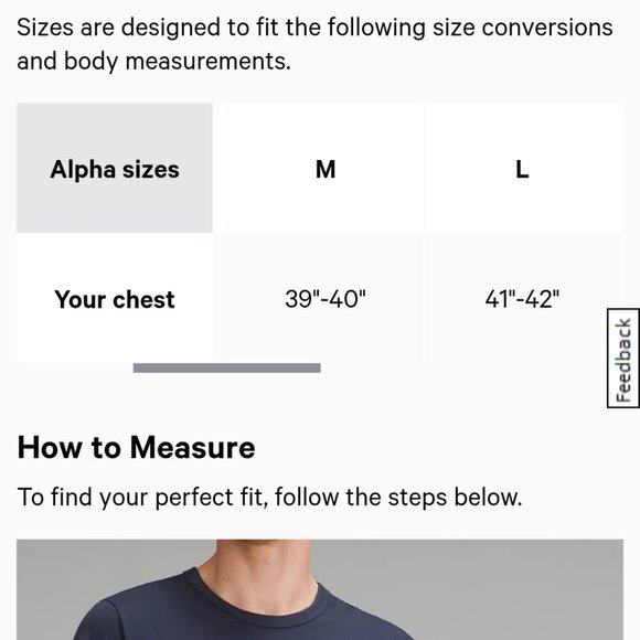 Lululemon Men's Size Medium Heathered Gray 5 Year Basic T-Shirt - Picture 9 of 9